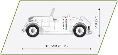 KLOCKI COBI HC WWII 2264 SAMOCHÓD CITROEN TRACTION 7C 199 KL.